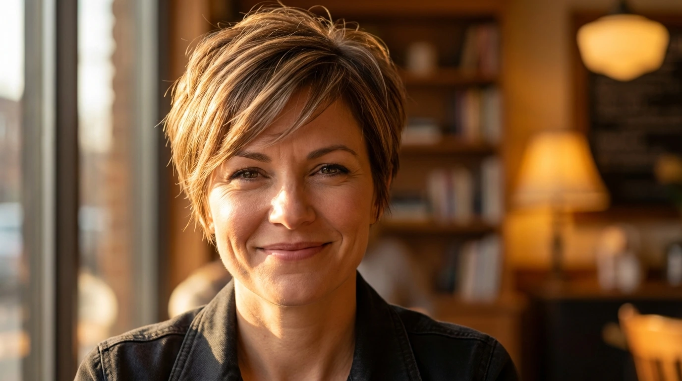 8. Textured Pixie Cut