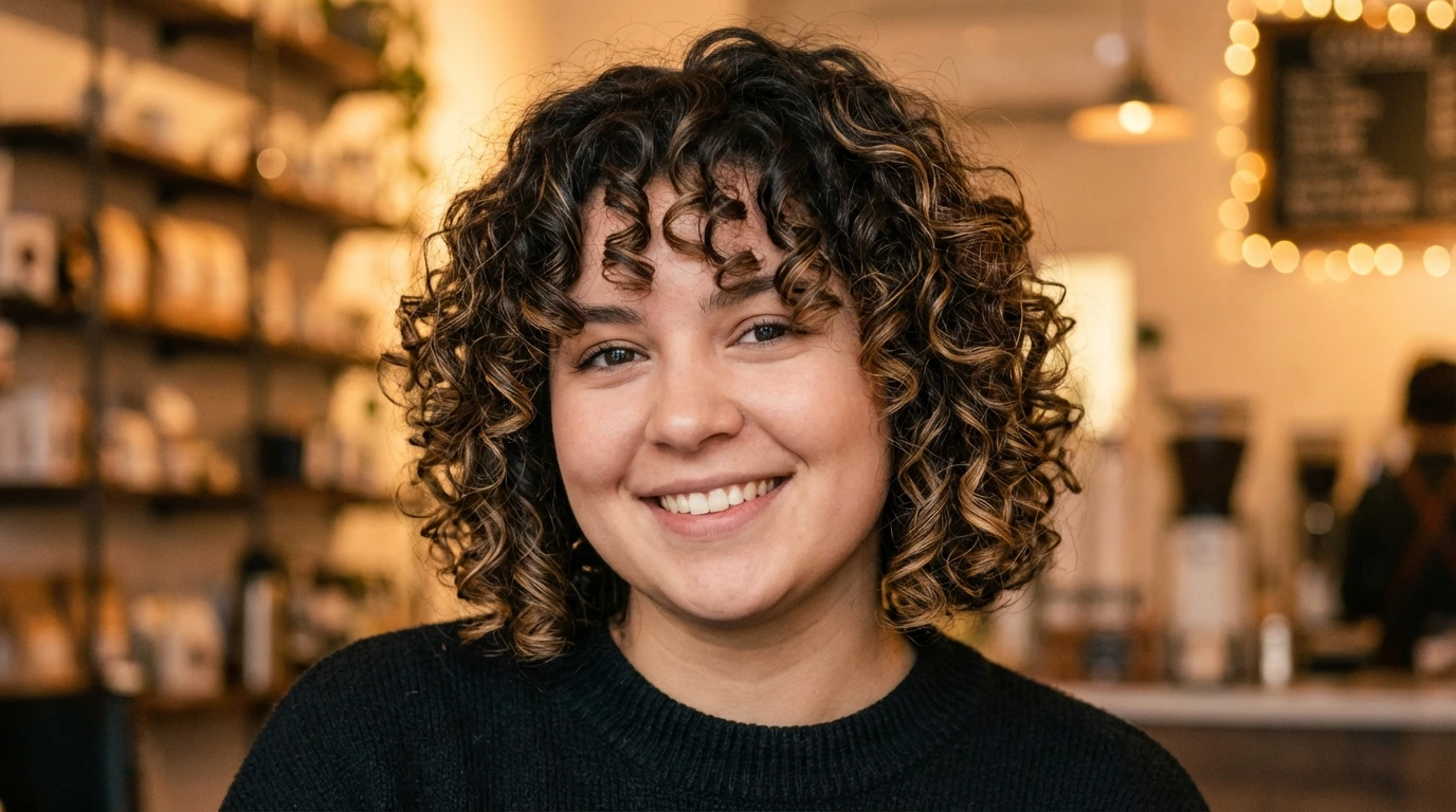 9. Curly Bob