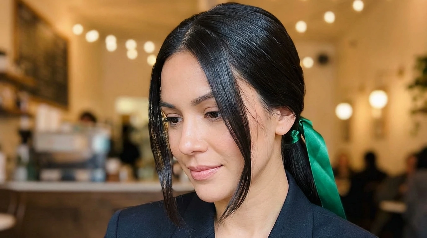 1. Sleek Ponytail