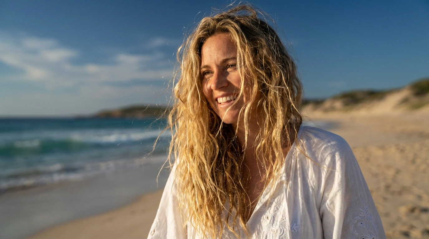 Textured Beach Waves