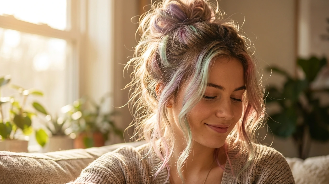 1411 8 messy bun 8. Messy Bun
