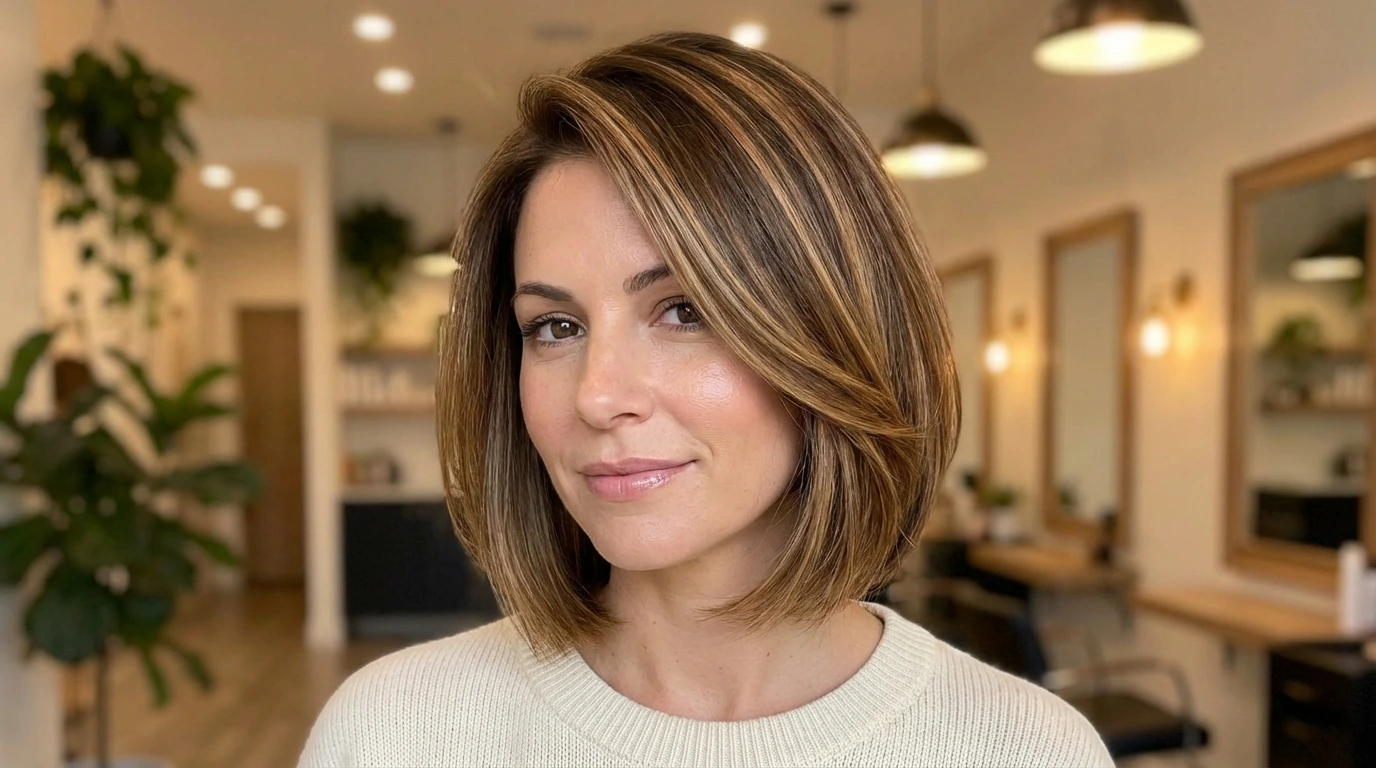 11. Side-Swept Bob