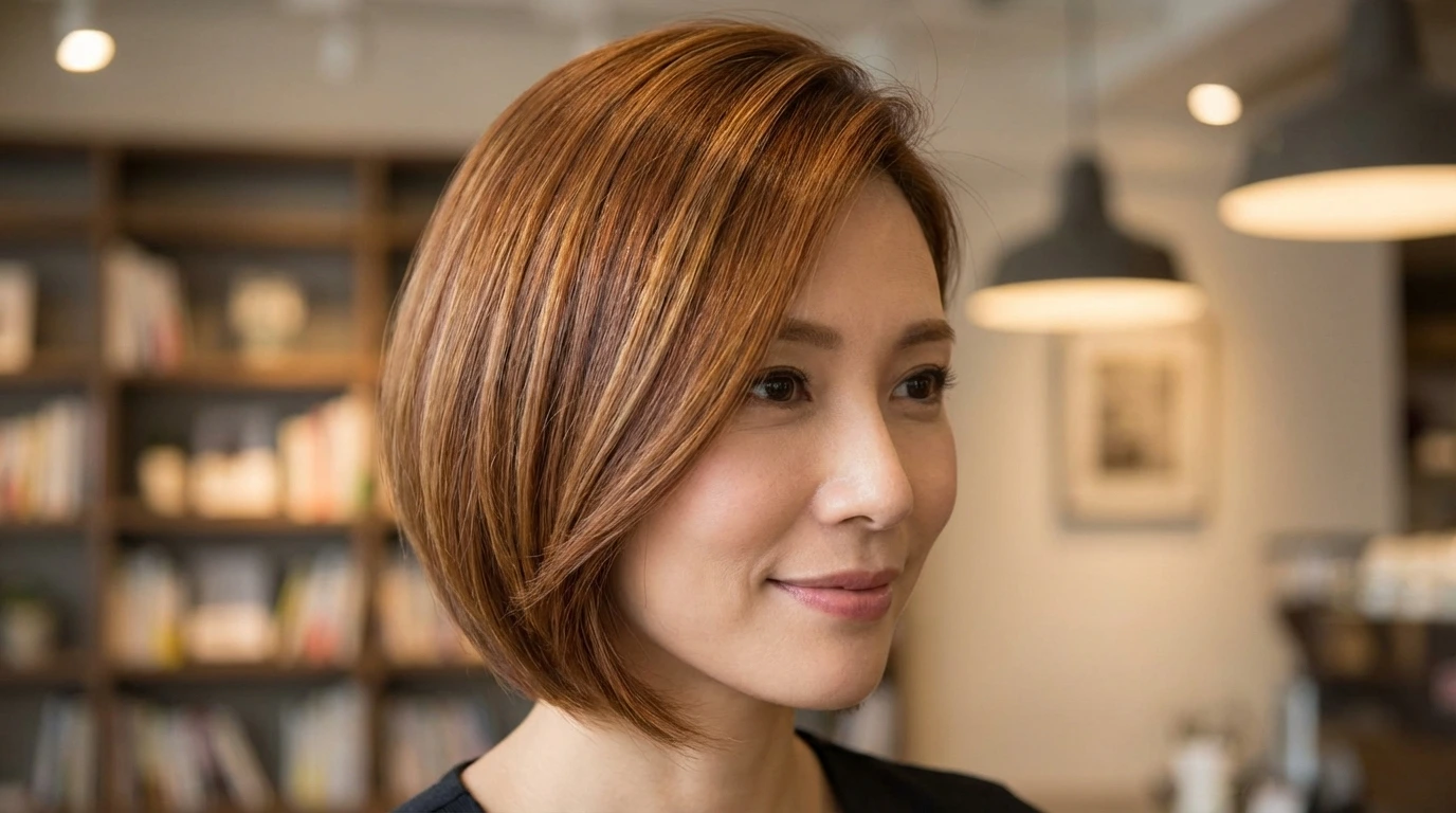 10. Side-Swept Bob