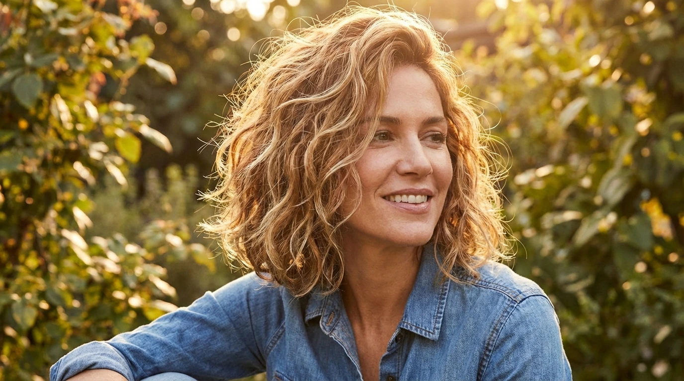 7. Wavy Bob