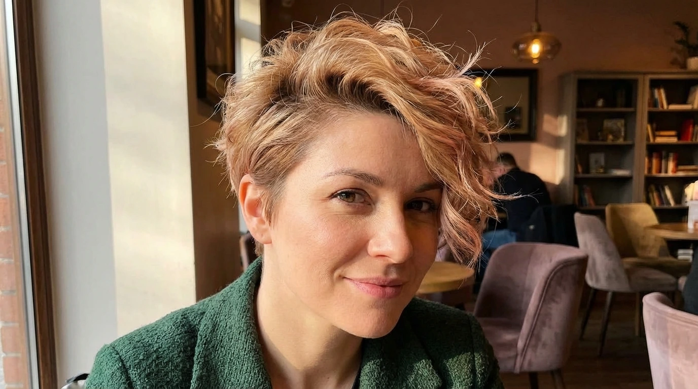 2. Pixie Cut with Volume