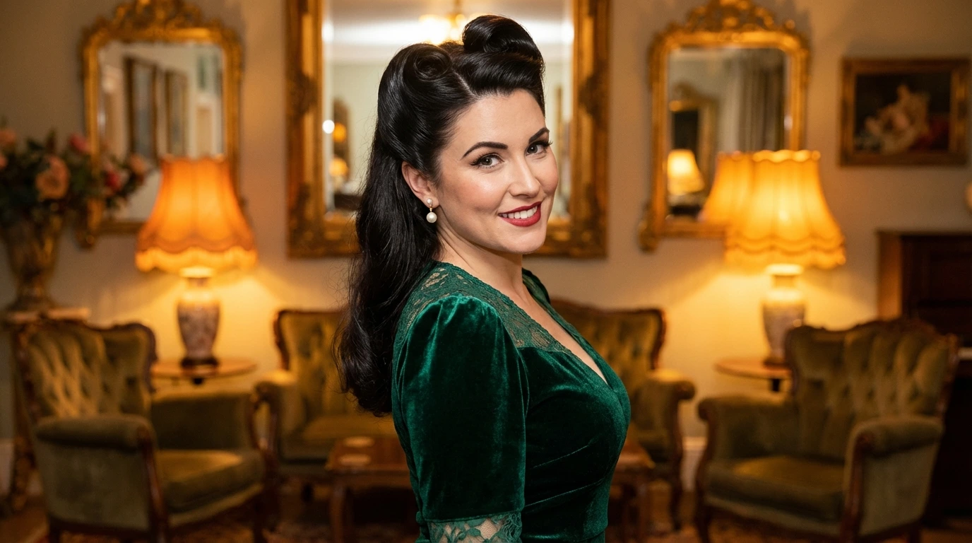 Half-Up Vintage Roll