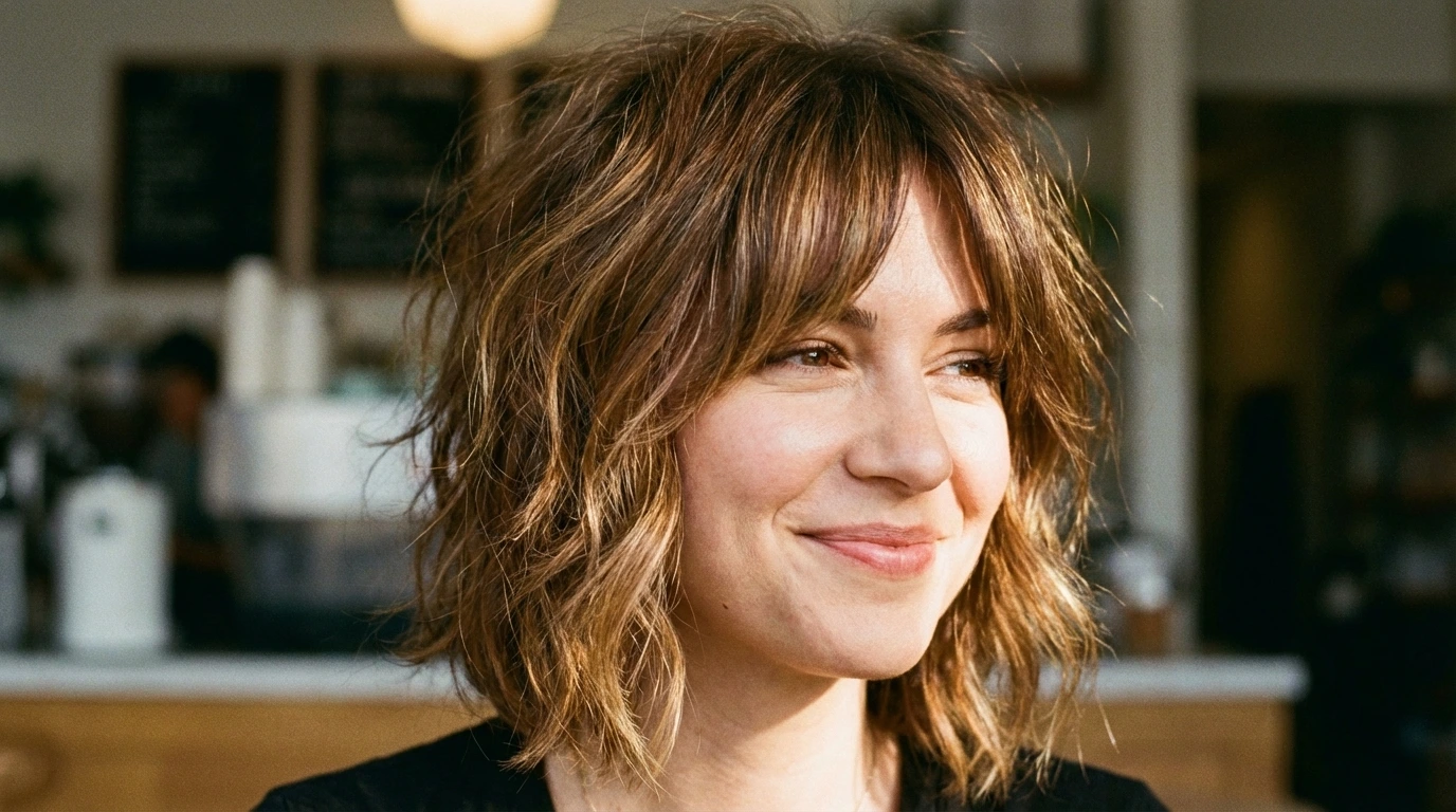 4. Shaggy Bob