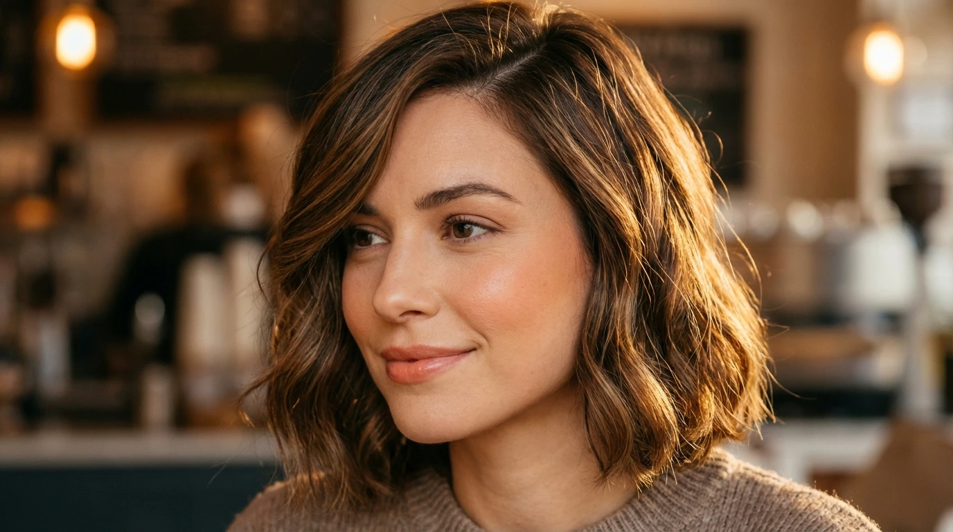 1. Textured Bob