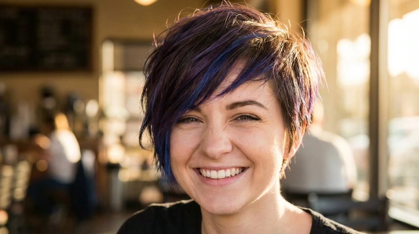 2. Textured Pixie