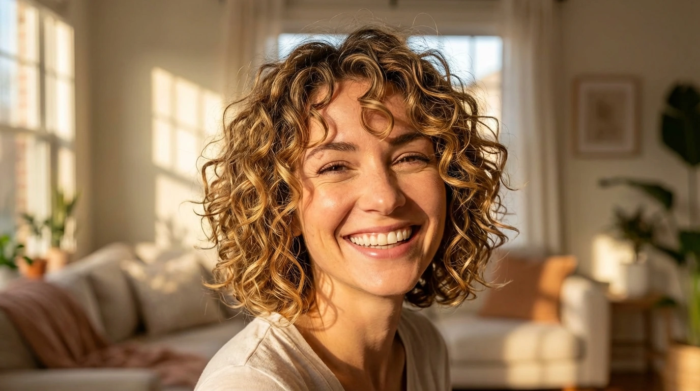 6. Curly Bob
