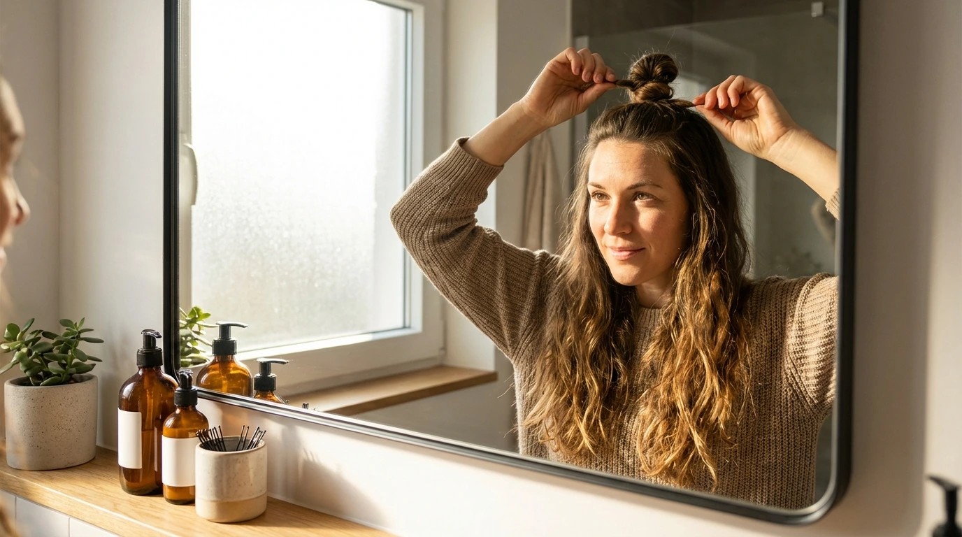 How to Create an Easy Top Knot Bun