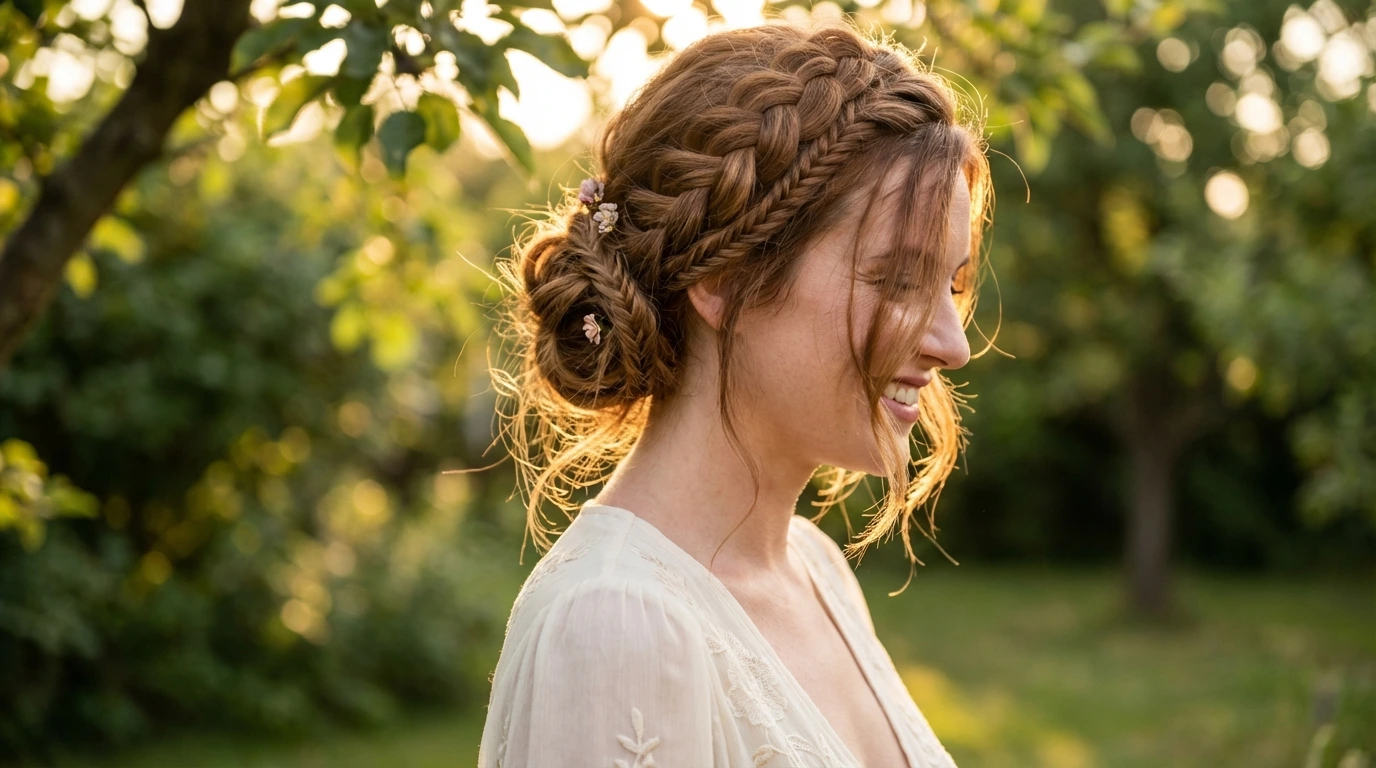 Braided Messy Bun