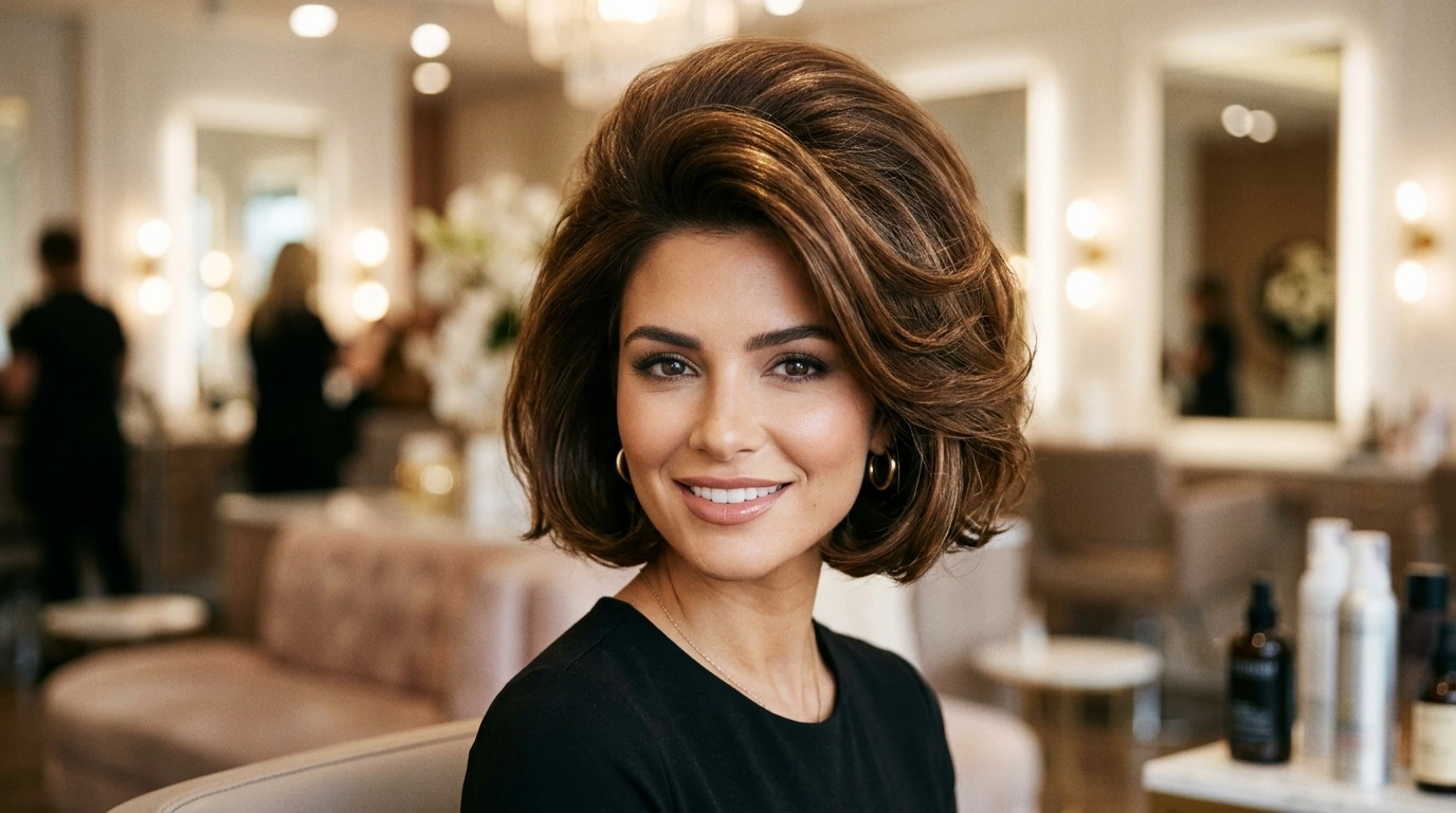 12. Bouffant Style