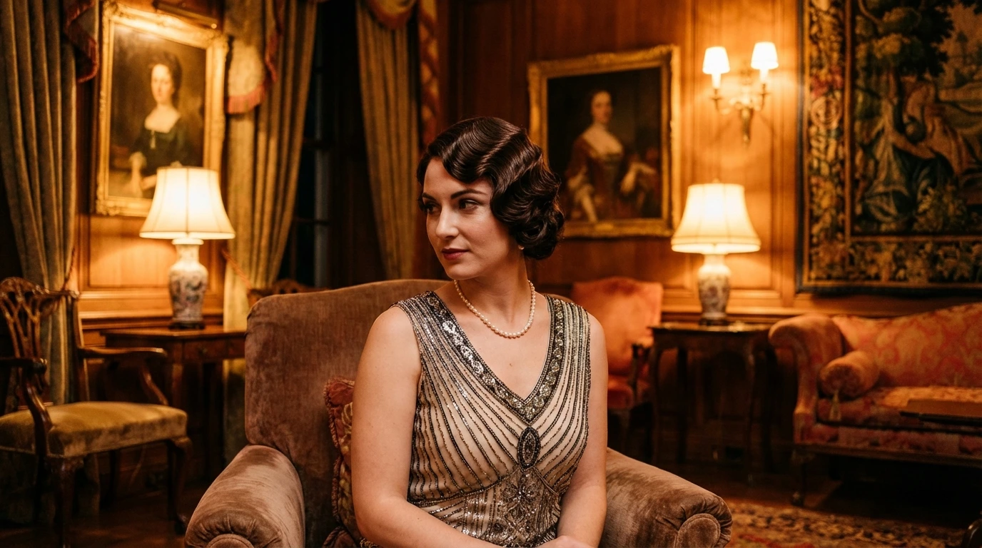 12. Vintage Finger Waves