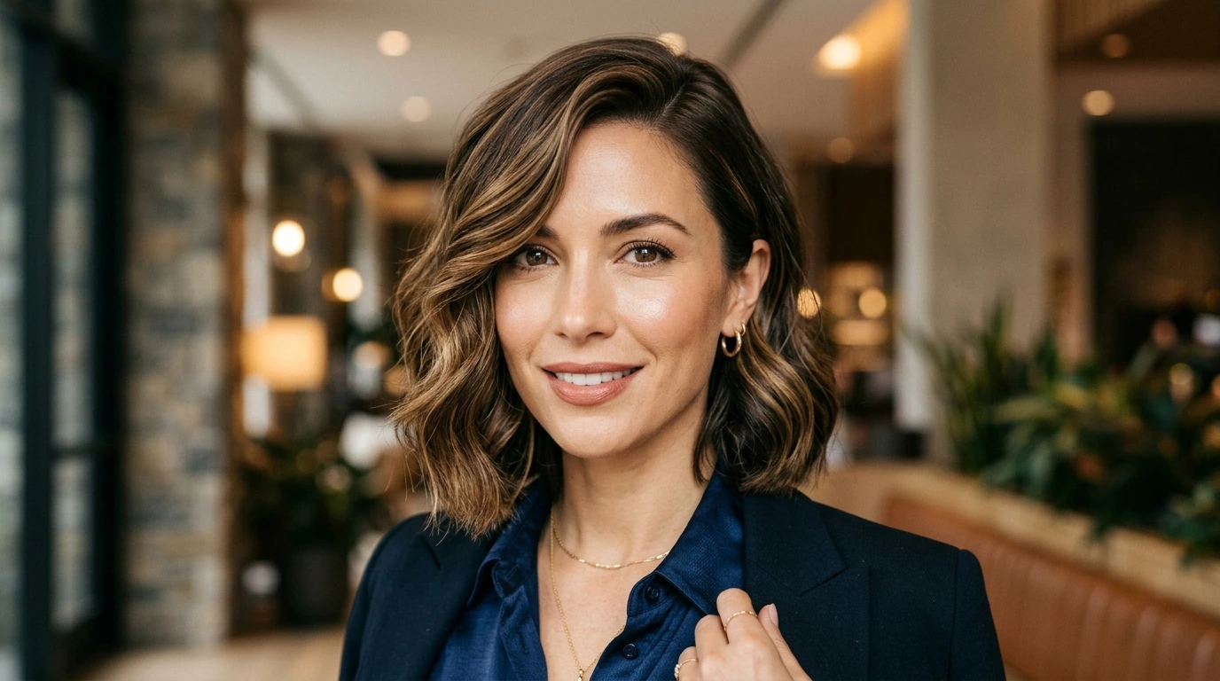 10. Side-Swept Bob