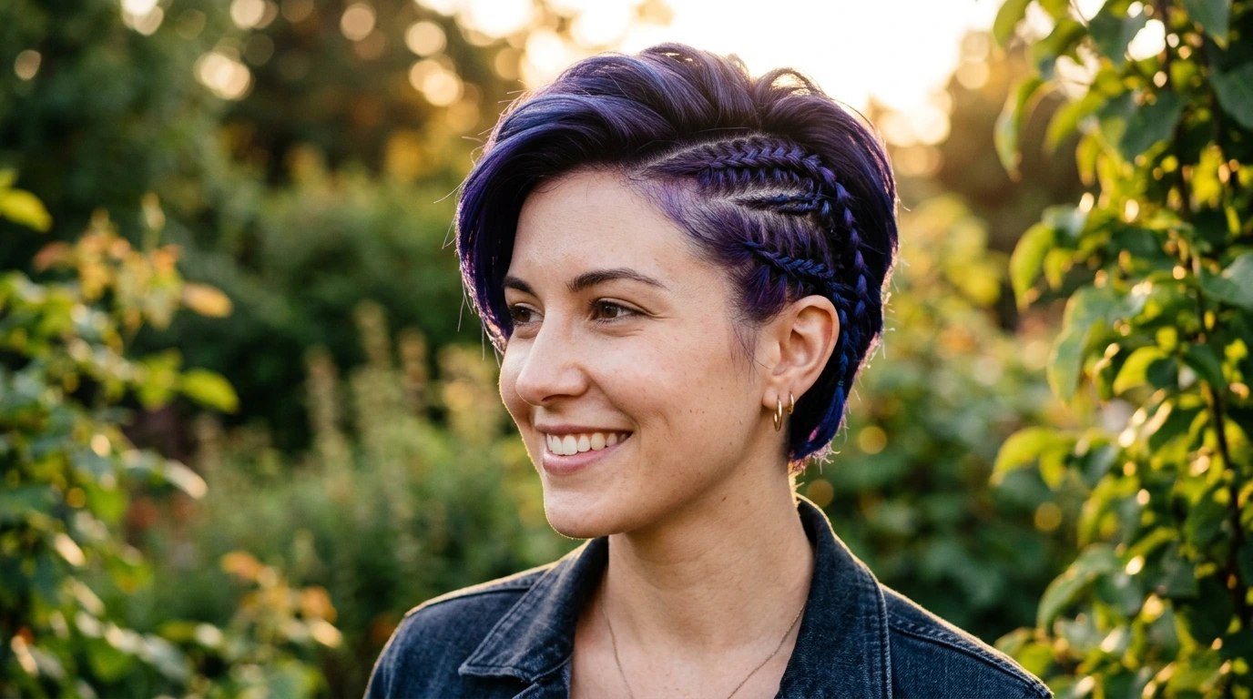 11. Braided Pixie