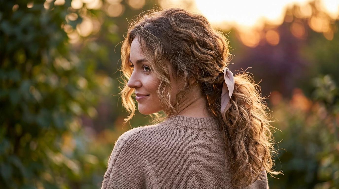 Textured Low Ponytail