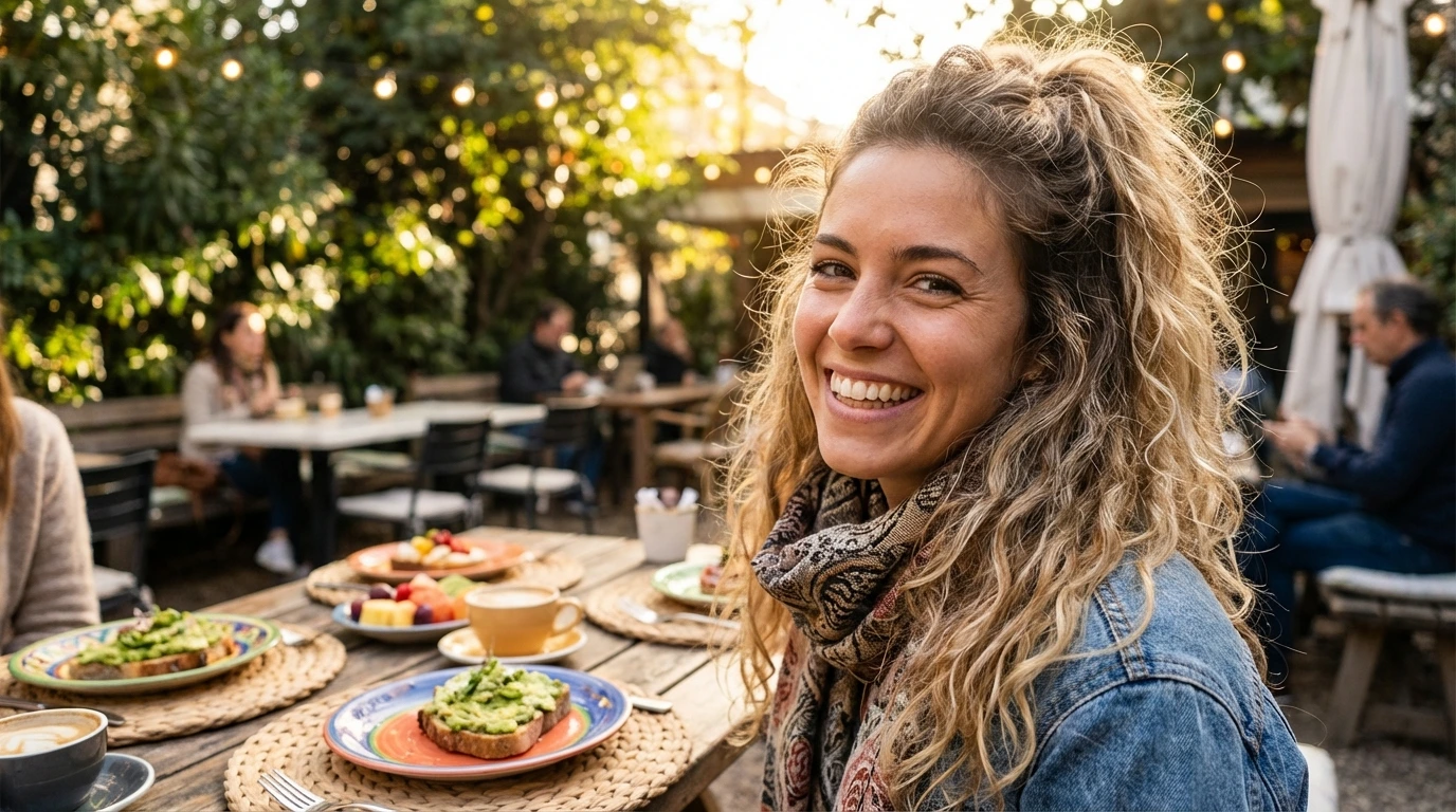 Half-Up Messy Ponytail