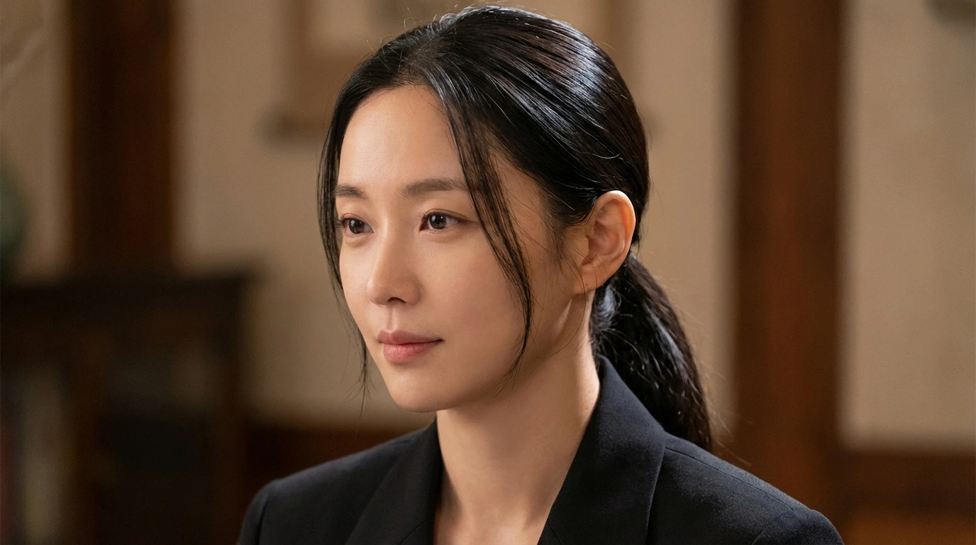 1. Sleek Low Ponytail