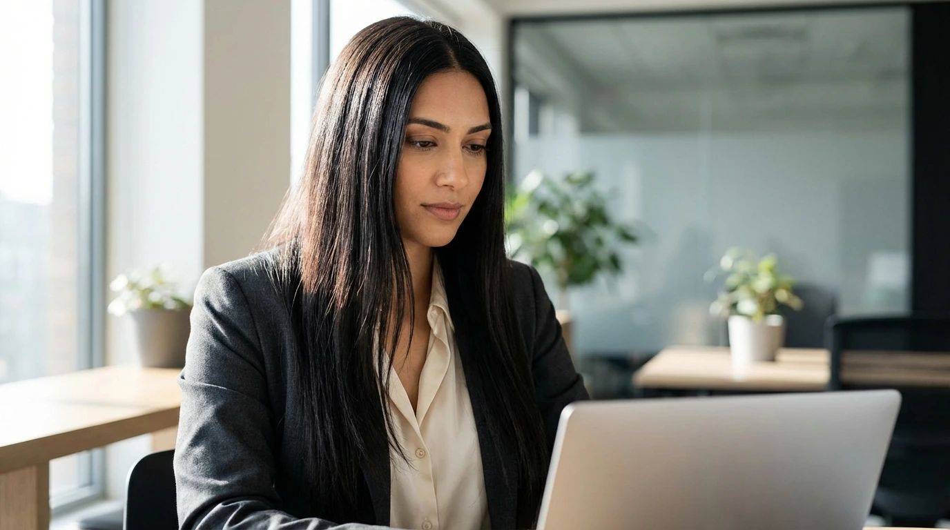 7. Straight and Sleek