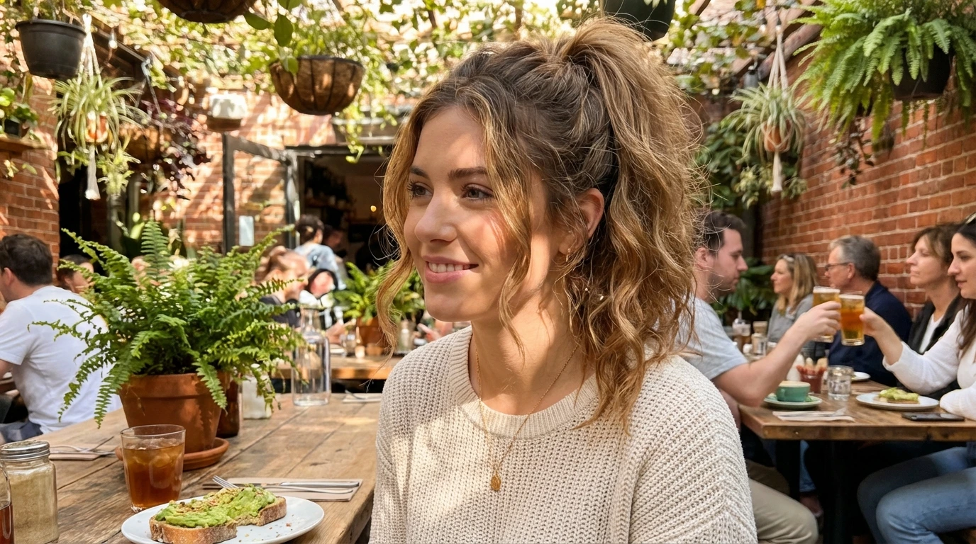 Textured High Ponytail