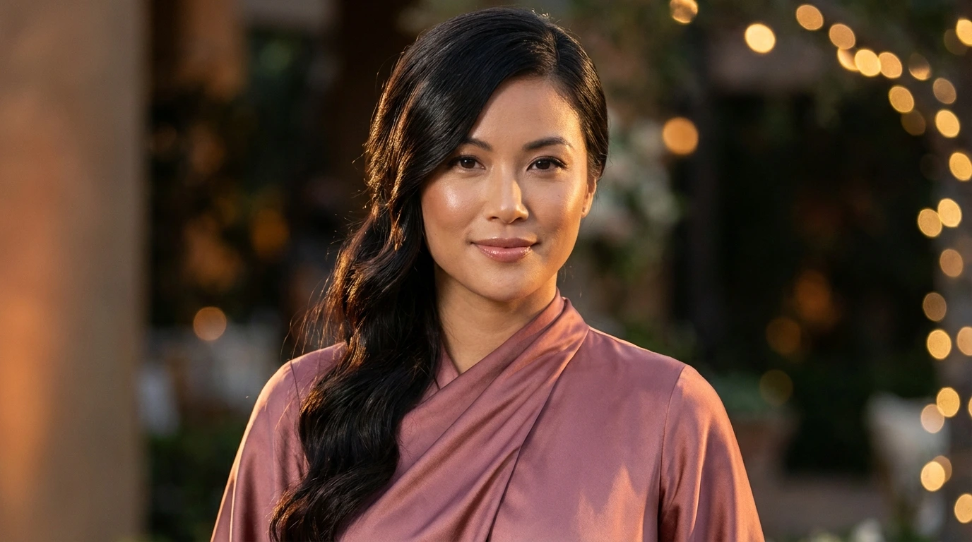 Side-Swept Sleek Hair