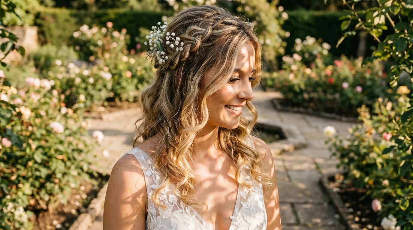 Romantic Half-Up Half-Down