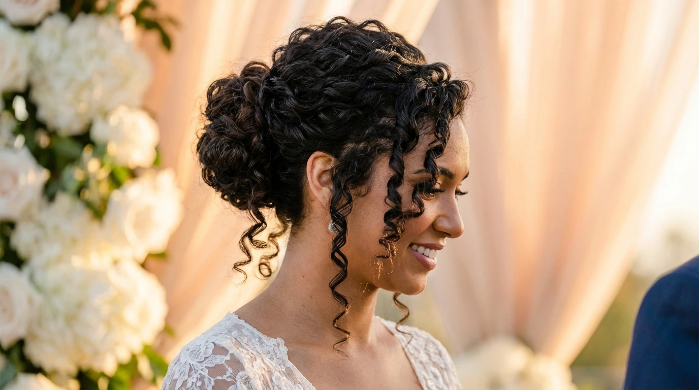 Curl-Defined Updo