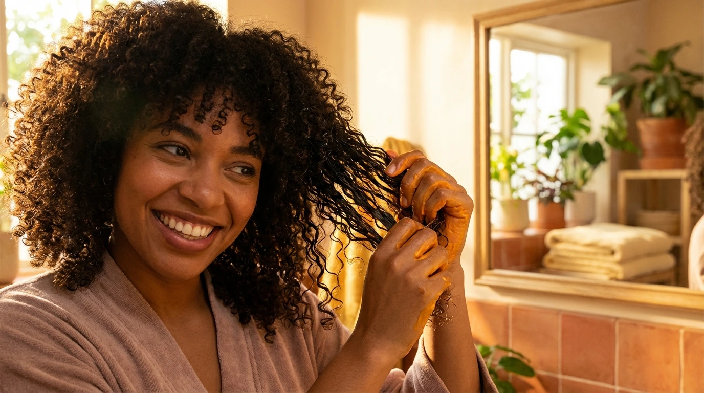 Using Curling Creams or Mousse