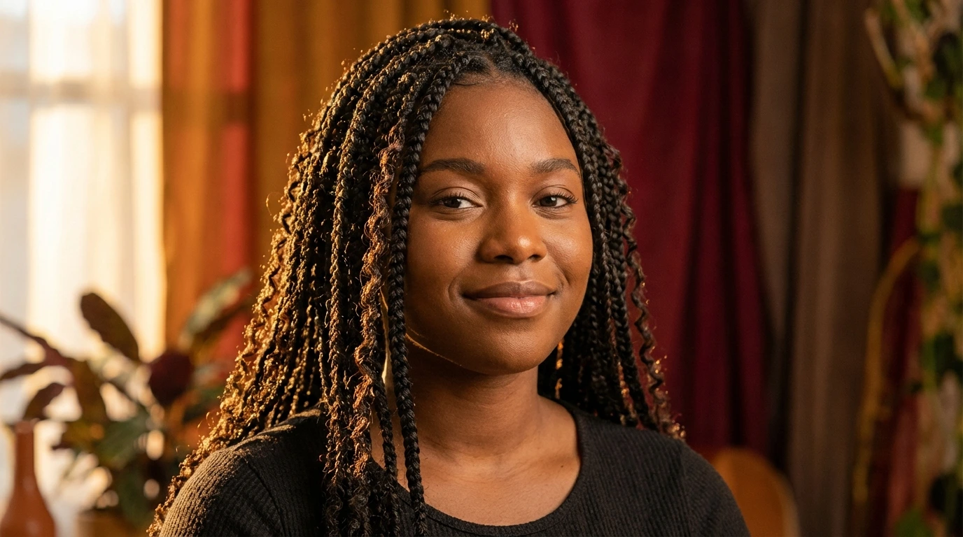 Box Braids with Twists