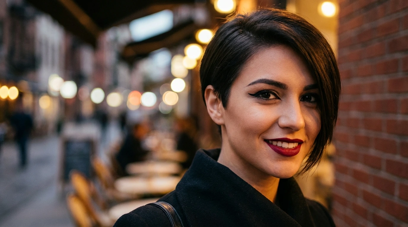 Asymmetrical Pixie Cut