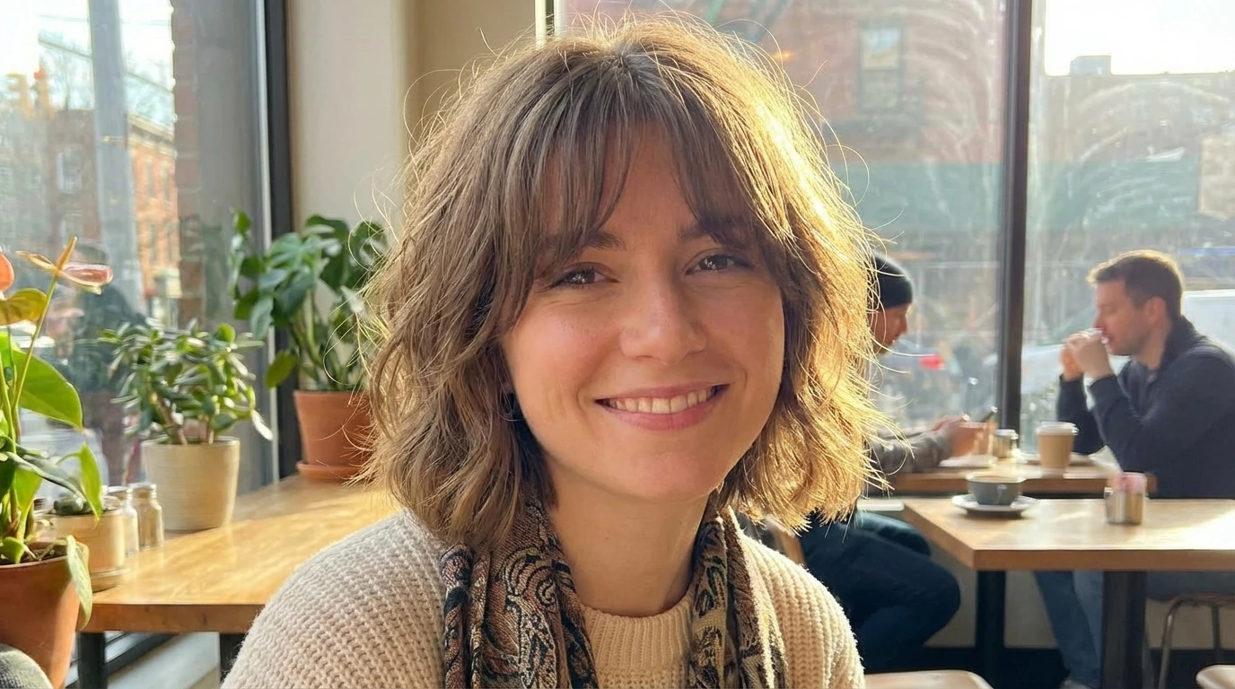 Layered Bob with Curtain Bangs