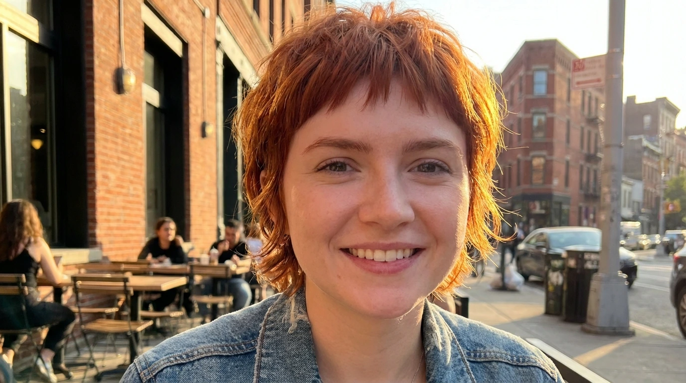 8. Pixie Shag with Mini Bangs