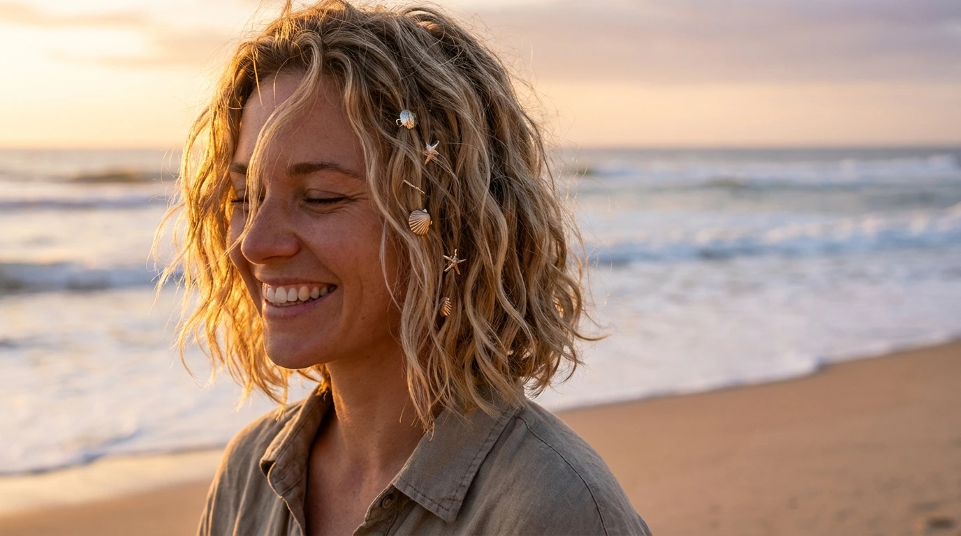 How to Create Beach Waves for Short Hair