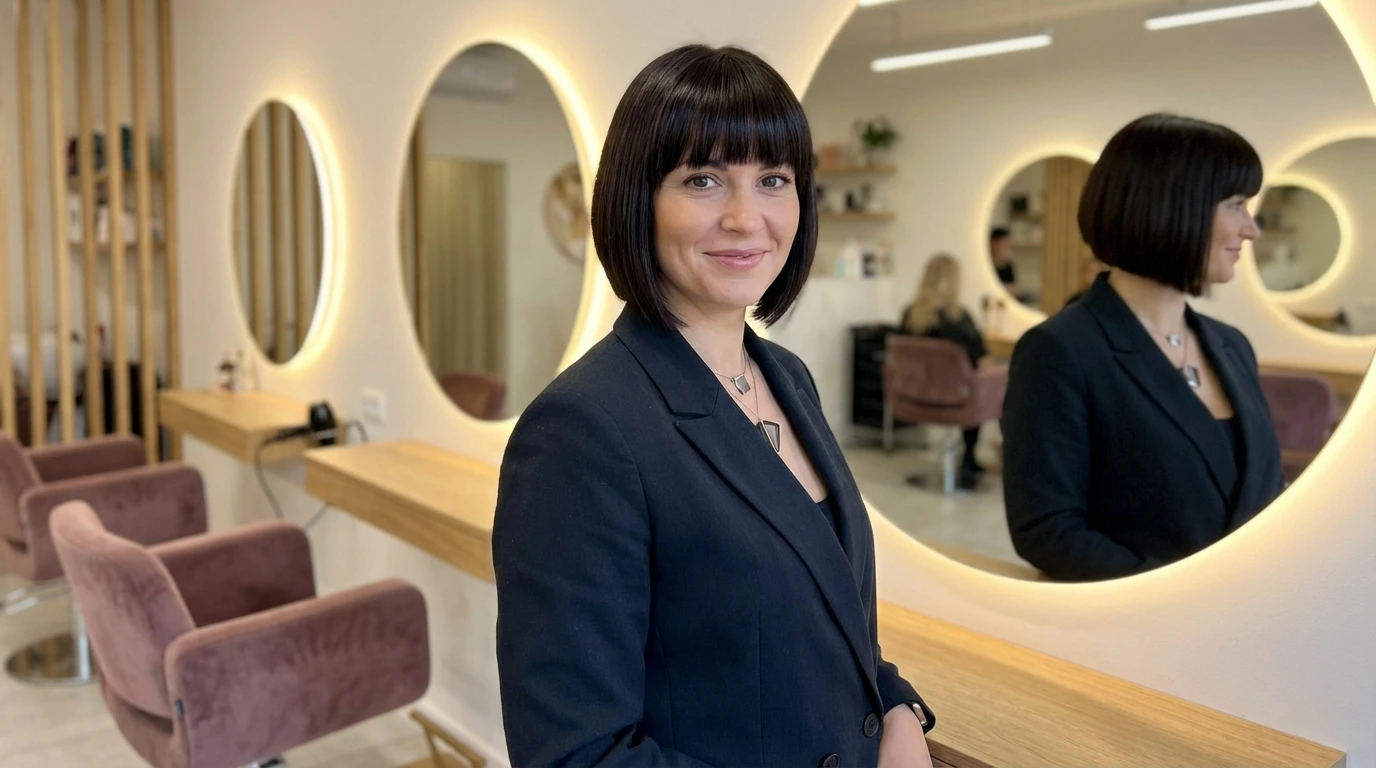 Inverted Bob with Bangs