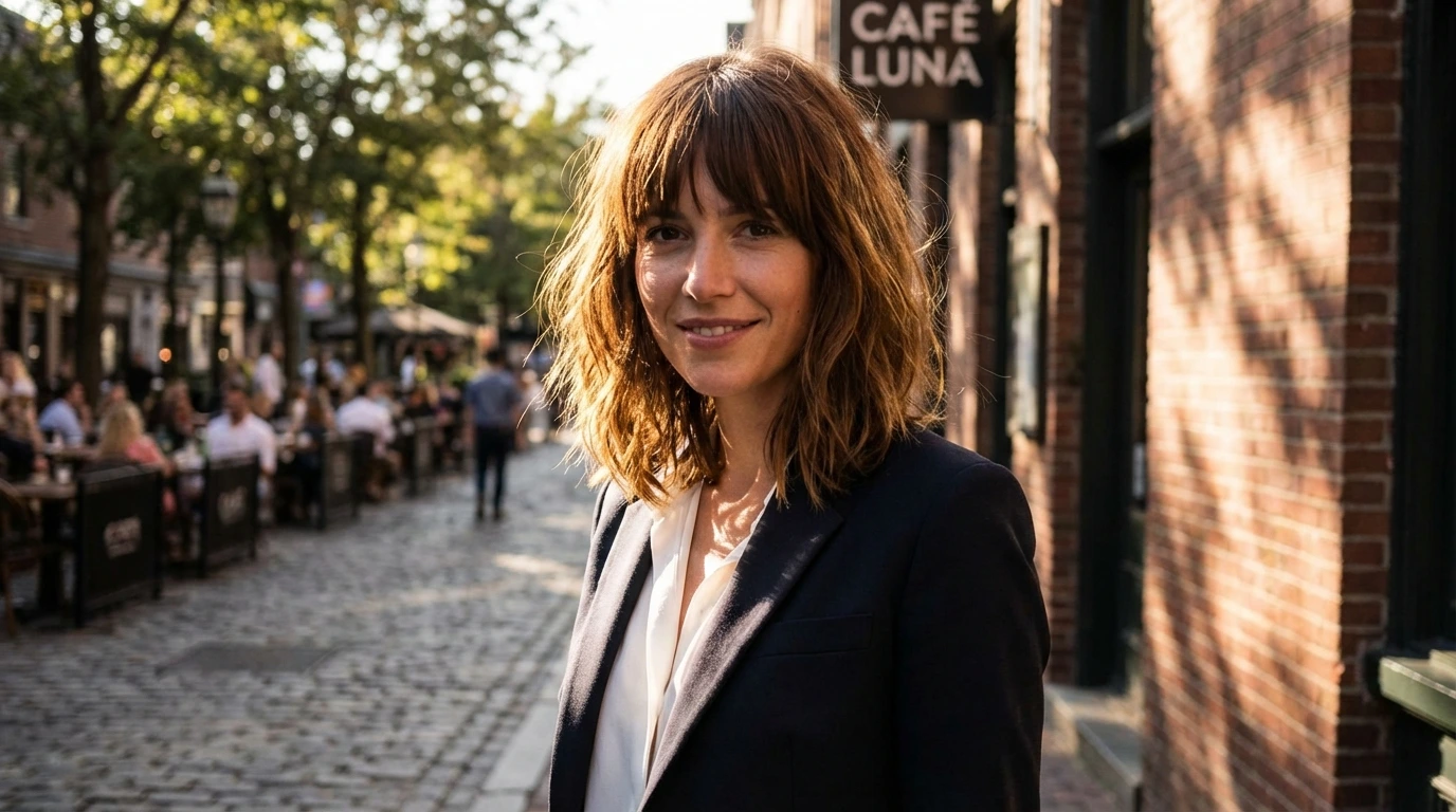 Long Bob (Lob) with Bangs