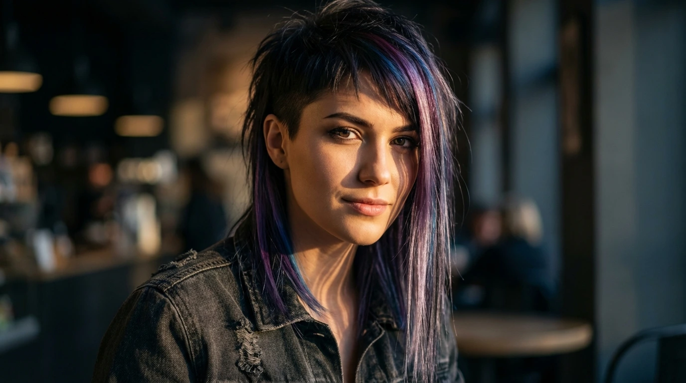 Asymmetrical Wolf Cut