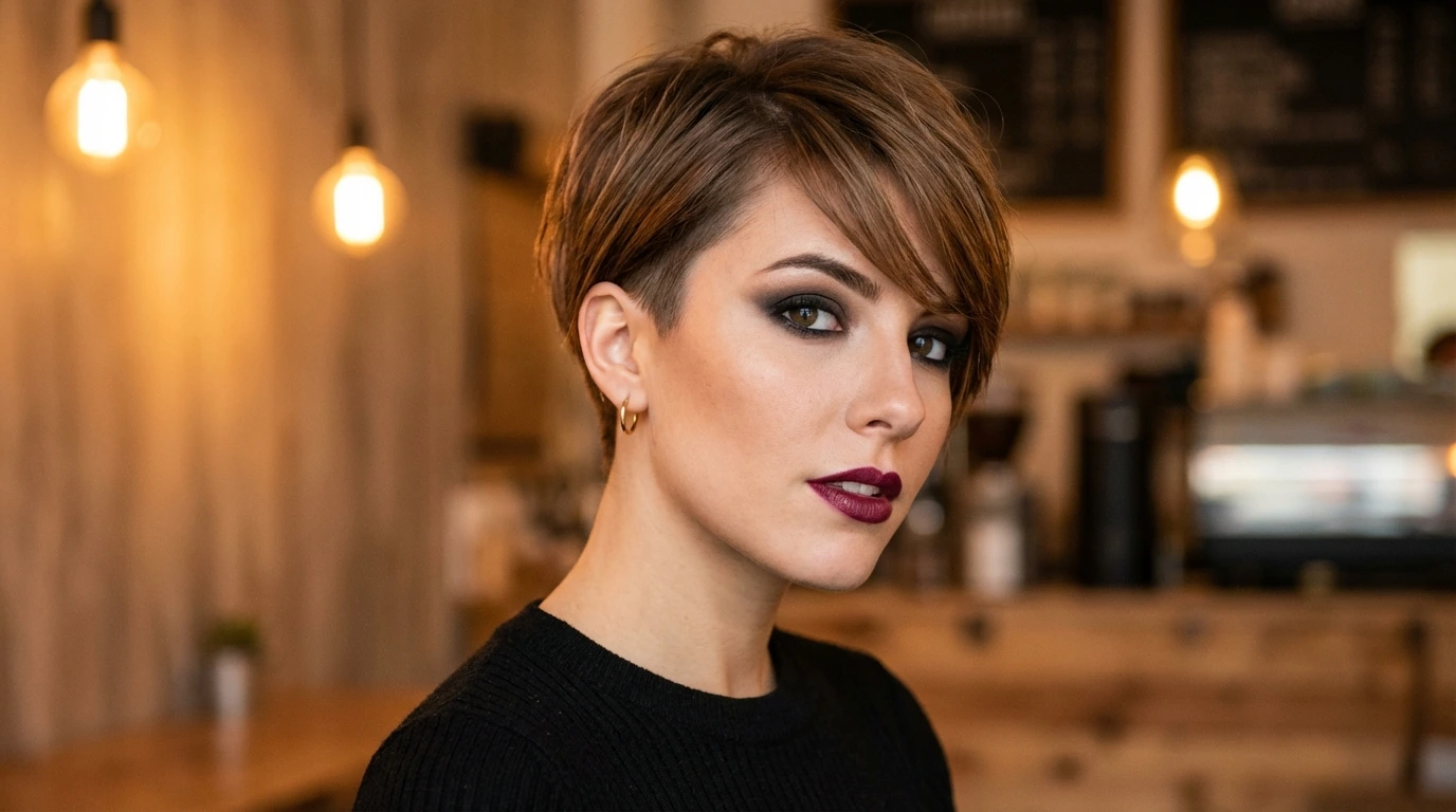 Layered Pixie Wolf Cut