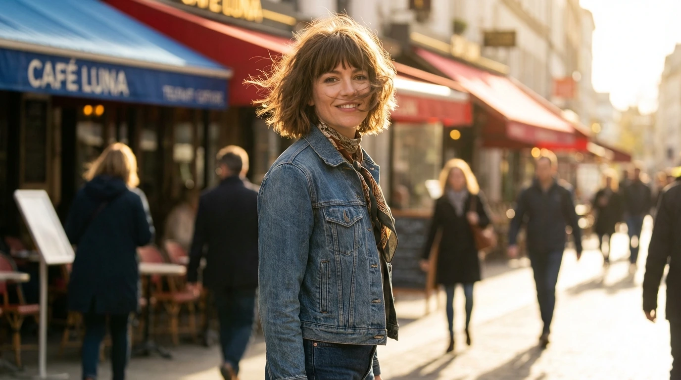 Choppy Bob with Bangs