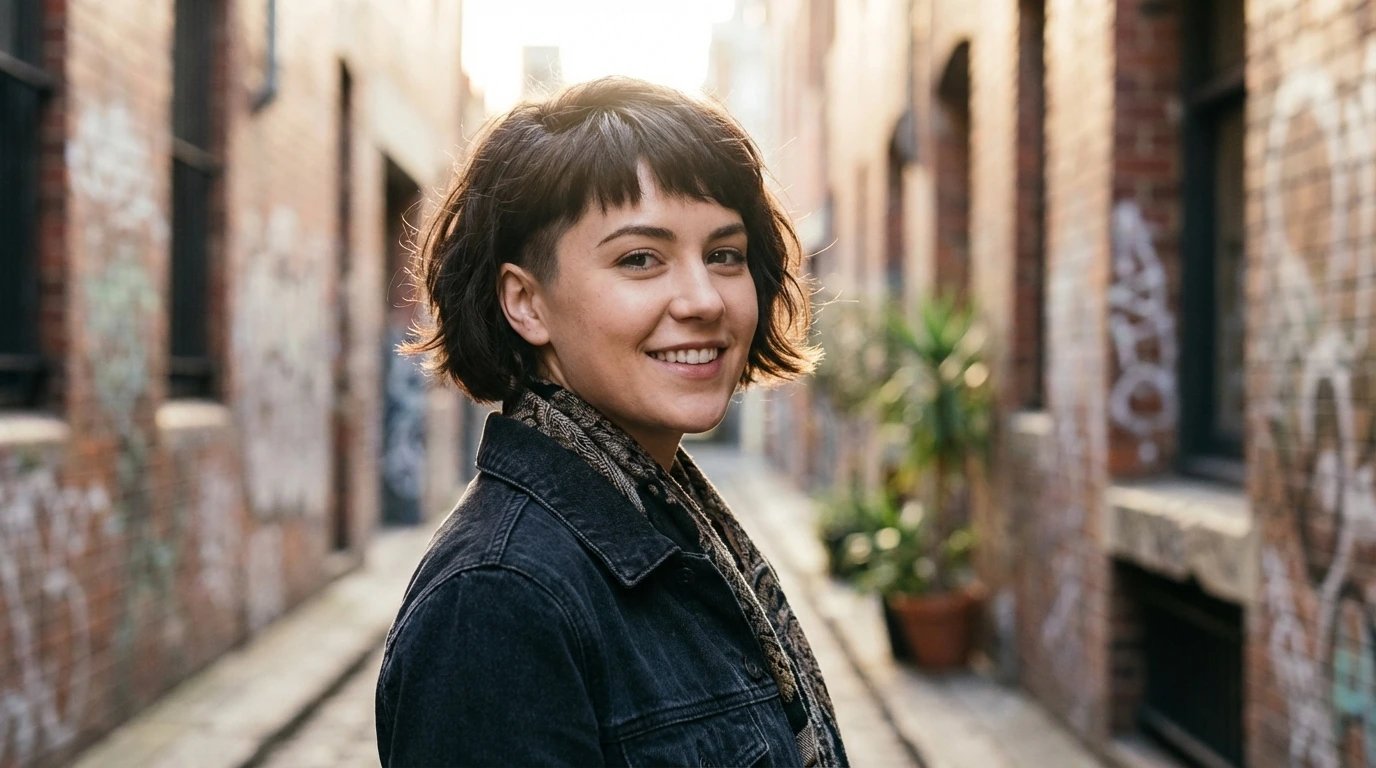 Choppy Bob with Undercut