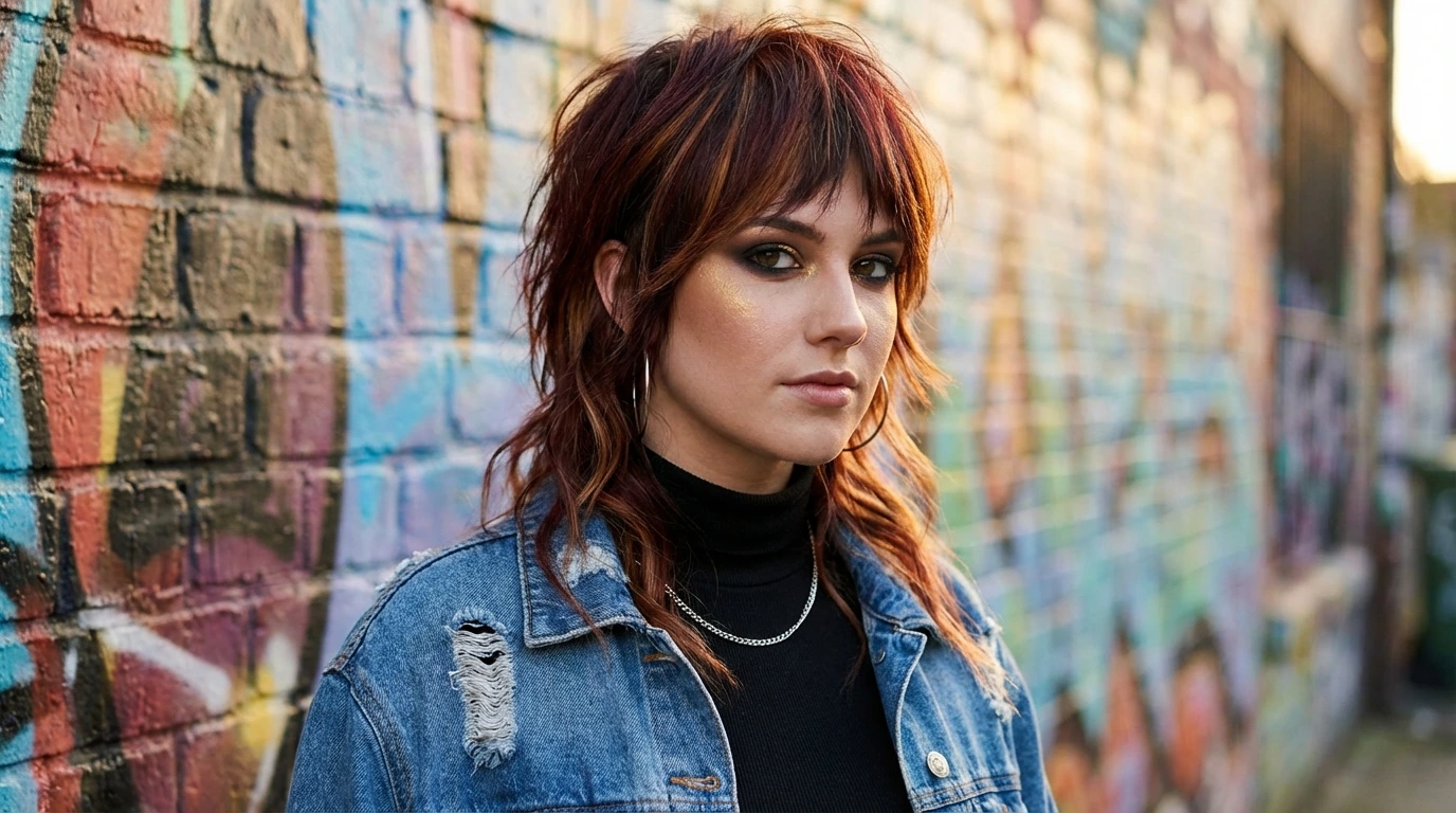 Asymmetrical Wolf Cut