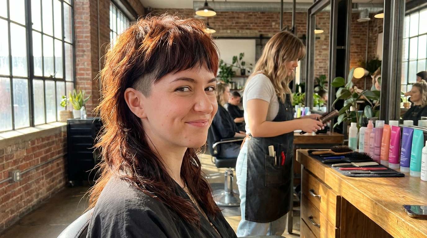 Wolf Cut with Undercut