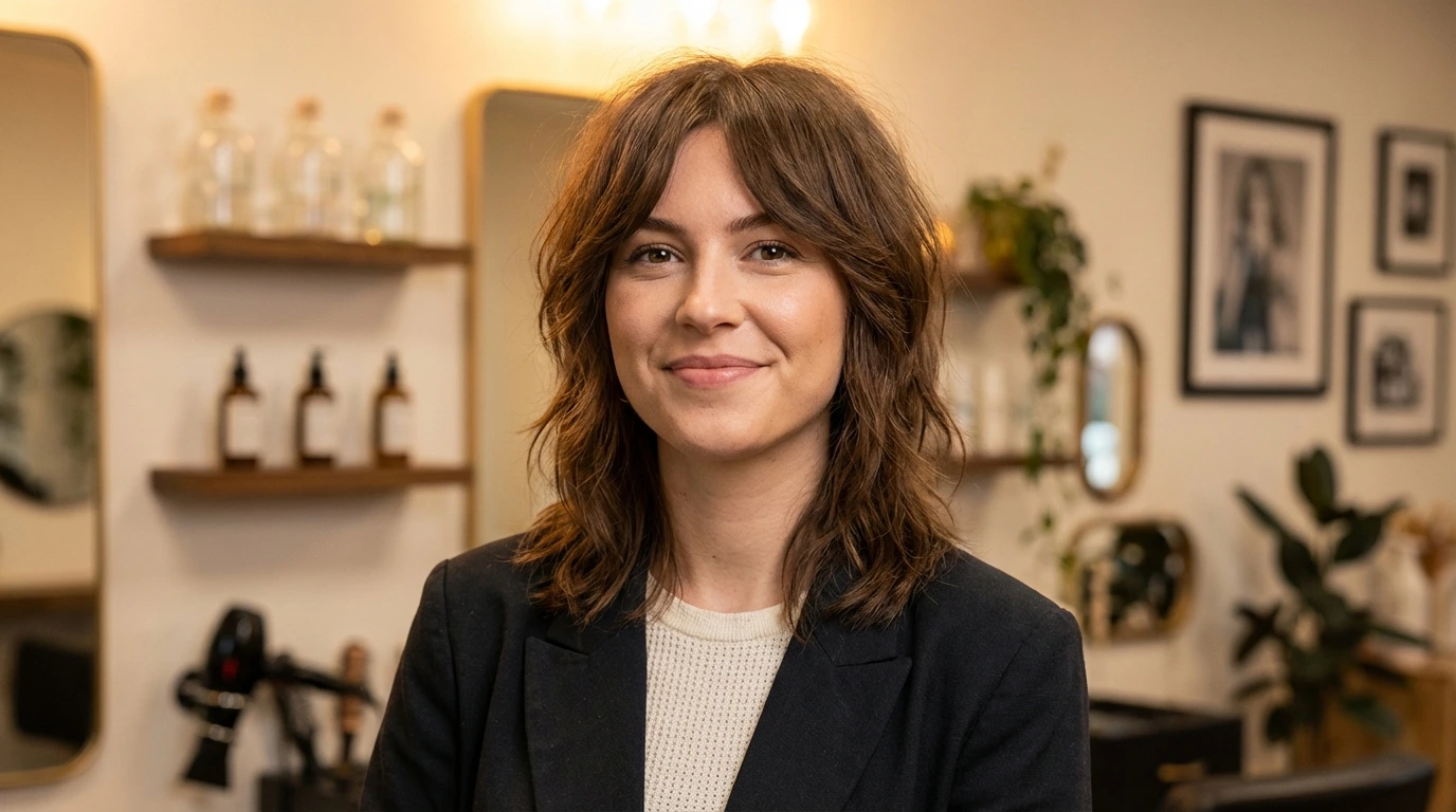 Shoulder-Length Shag