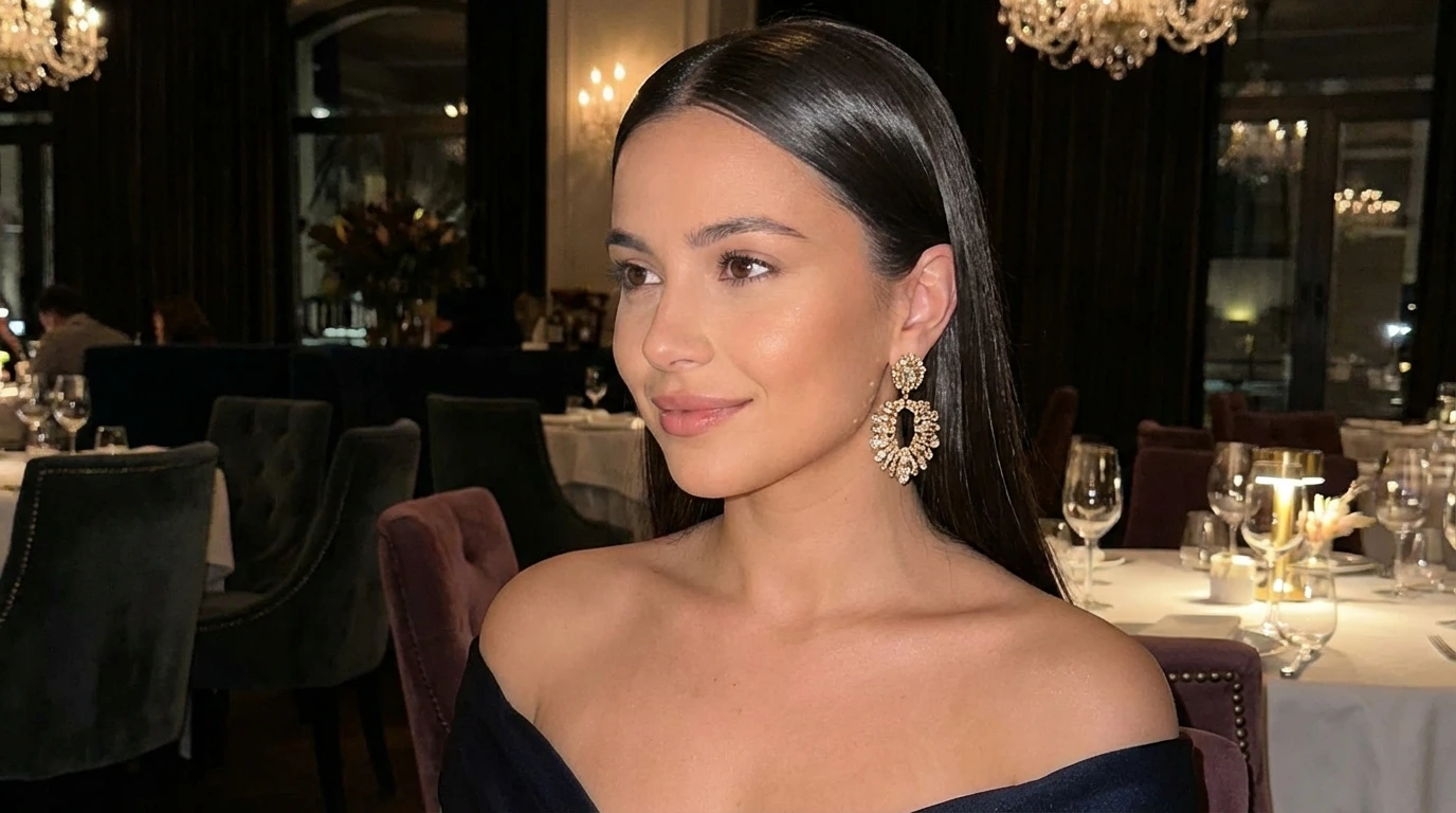 Sleek Hair Tucked Behind Ears