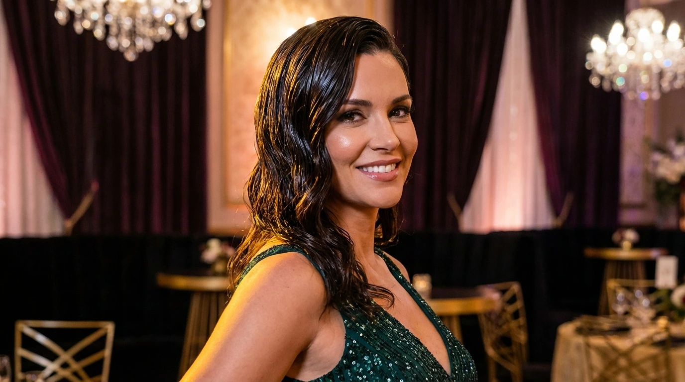 Sleek Side Part with Waves